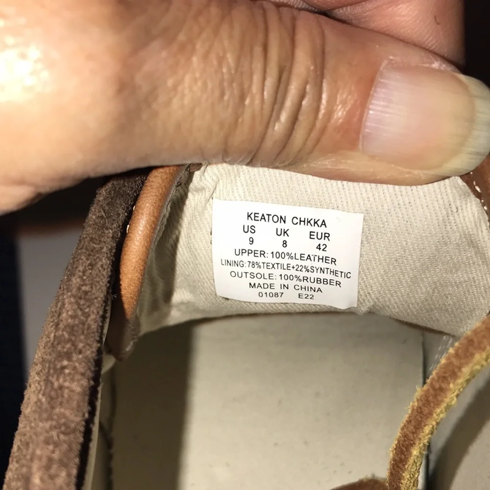 NWOT Men’s Polo Suede Chukka Boot